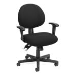0845123012369 - 24 HOUR ERGONOMIC COMPUTER TASK CHAIR WITH ARMS MULTIPLE COLORS