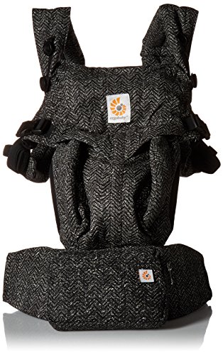 0845197062512 - ERGOBABY OMNI 360 ALL-IN-ONE ERGONOMIC BABY CARRIER, ALL CARRY POSITIONS, NEWBORN TO TODDLER, HERRINGBONE