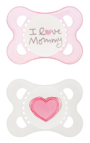 0845296012944 - MAM LOVE AND AFFECTION I LOVE MOMMY SILICONE PACIFIER 2 COUNT
