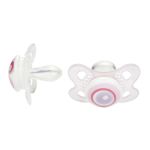 0845296013545 - TRENDS SILICONE PACIFIER 2 MONTHS PINK BLUE GREEN