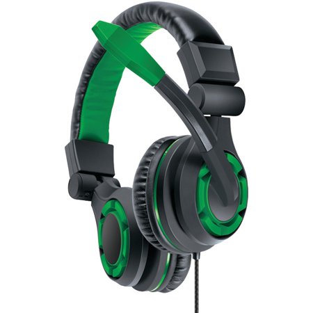 0845620066155 - DREAMGEAR GRX-340 ADVANCED WIRED GAMING HEADSET FOR XBOX ONE, PLAYSTATION 4, XBOX 360, WII U, SMARTPHONES, TABLETS AND OTHER AUDIO DEVICES - PLAYSTATION 4 (GREEN)