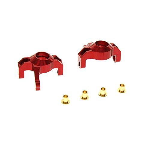 0845623079145 - GPM RACING ALLOY STEERING KNUCKLE FOR 1:10 AXIAL WRAITH + OTHER AXIAL MODELS, RED
