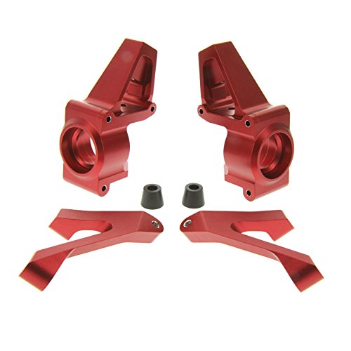 0845623083333 - GPM RACING ALLOY FRONT HUB CARRIER FOR 1:5 HPI 5B + OTHER HPI MODELS, RED