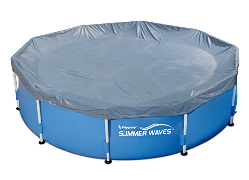 0845662004016 - SUMMER WAVES P521000F0156 METAL FRAME POOL COVER, 10'