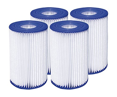 0845662004221 - SUMMER WAVES 4.13X8 TYPE A/C POOL FILTER CARTRIDGE (4 PACK)