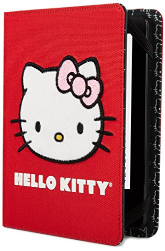 0845769012006 - HELLO KITTY FUR FACE COVER - RED (FITS KINDLE PAPERWHITE, KINDLE & KINDLE TOUCH)