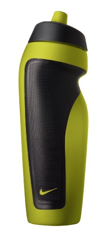 0845840088005 - NIKE SPORT WATER BOTTLE WITH HANG TAG, ATOMIC GREEN/BLACK, 20-OUNCE