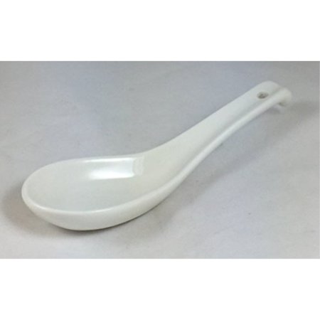 0845970028308 - CHINESE PORCELAIN SOUP SPOONS IN WHITE COLOR - SET OF 4