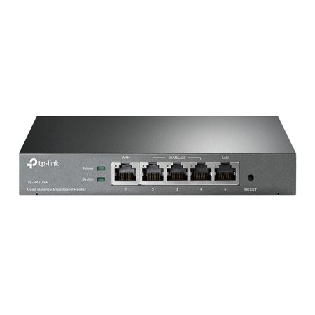 0845973040390 - TP-LINK TL-R470T+ LOAD BALANCE BROADBAND ROUTER, 3 CHANGEABLE ETHERNET WAN/LAN PORTS, 64MB DRAM