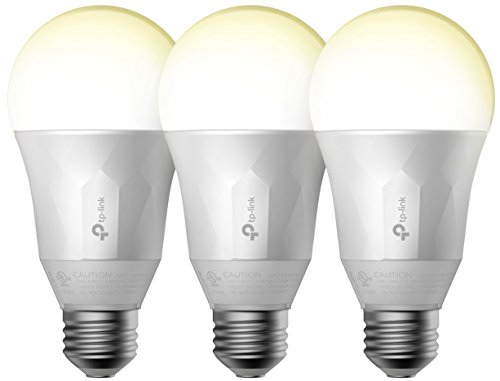 0845973080877 - TP-LINK SMART LED LIGHT BULB, WI-FI, DIMMABLE WHITE, 50W EQUIVALENT, WORKS W/ AMAZON ALEXA, 3-PACK (LB100 TKIT)