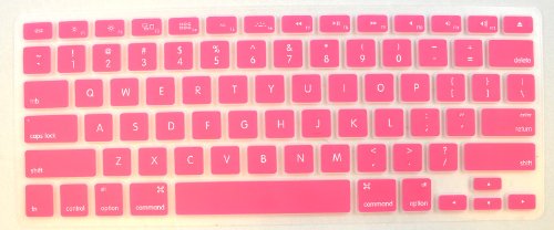 0846077009245 - GENERIC KEYBOARD SILICONE SKIN COVER FOR NEW ALUMINUM UNIBODY MACBOOK PRO, PINK