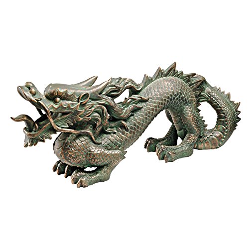 0846092082889 - DESIGN TOSCANO ASIAN DRAGON OF THE GREAT WALL STATUE
