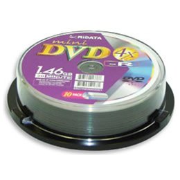 0846122013388 - RITEK RIDATA MINI DVD-R 1.46GB 4X, 10-PACK