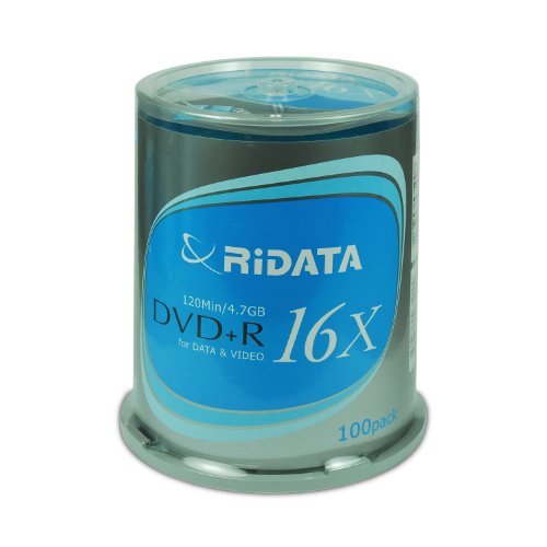 0846122013715 - RIDATA DVD+R 16X RIDATA-S IN 100-PIECE CAKE BOX (DISCONTINUED BY MANUFACTURER)