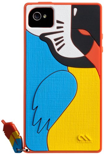 0846127067508 - IPHONE 4 / 4S PAPAGAIO (PARROT) CASE - OLO BY CASE-MATE RED