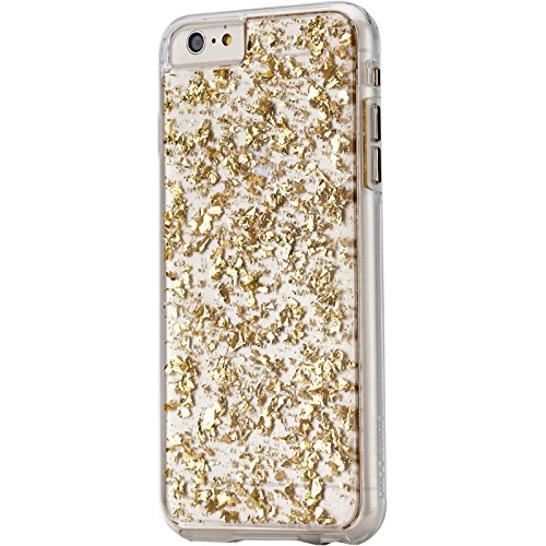 0846127167666 - CASE-MATE - KARAT HARD SHELL CASE FOR APPLE IPHONE 6 PLUS - CLEAR/GOLD