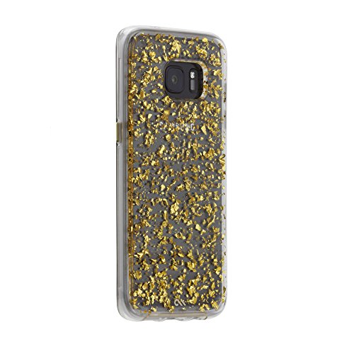 0846127170369 - CASE-MATE - BACK COVER FOR SAMSUNG GALAXY S7 EDGE - TRANSLUCENT, GOLD LEAF