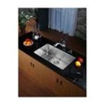 0846639001946 - 30 UNDERMOUNT SINGLE BOWL KITCHEN SINK WITH 11 FAUCET AND SOAP DISPENSER IN CHROME - SOAP DISPENSER FINISH: OIL RUBBED BRONZE