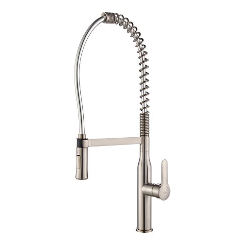 0846639024433 - KRAUS KPF-1650SS MODERN NOLA SINGLE LEVER COMMERCIAL STYLE KITCHEN FAUCET, STAINLESS STEEL