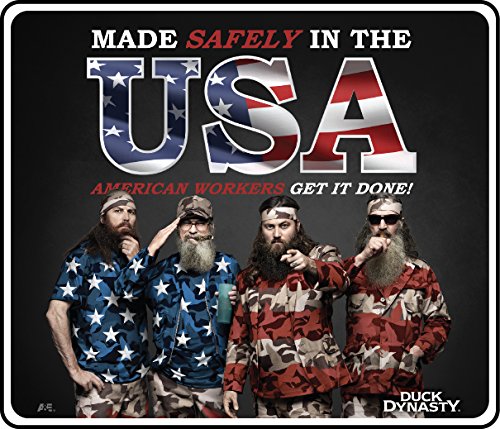 0846642079000 - ACCUFORM SIGNS DDSS528VS ADHESIVE VINYL DUCK DYNASTY SAFETY MOTIVATIONAL SIGN, LEGEND MADE SAFELY IN THE USA - AMERICAN WORKERS GET IT DONE!, 8.5 LENGTH X 10 WIDTH X 0.004 THICKNESS