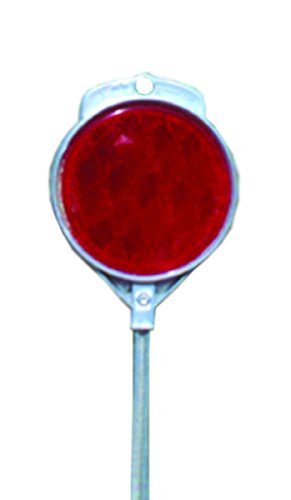 0846642090722 - ACCUFORM SIGNS FRW963RD GROUND STAKE REFLECTOR (DRIVEWAY MARKER), 2-SIDED PLASTIC REFLECTOR MOUNTED ONTO 48 LENGTH X 3/8 DIAMETER TWISTED ALUMINUM ROD, RED
