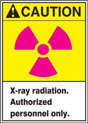0846642094782 - ACCUFORM SIGNS CAUTION RADIATION SIGN,10 X 7IN,SELF-ADH MODEL: MRAD636VS