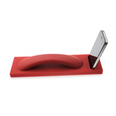 0846654003000 - NATIVE UNION CURVE BLUETOOTH IDOCK HANDSET W/ BASE MM03I-RED-BOR-ST - BORDEAUX SOFT TOUCH