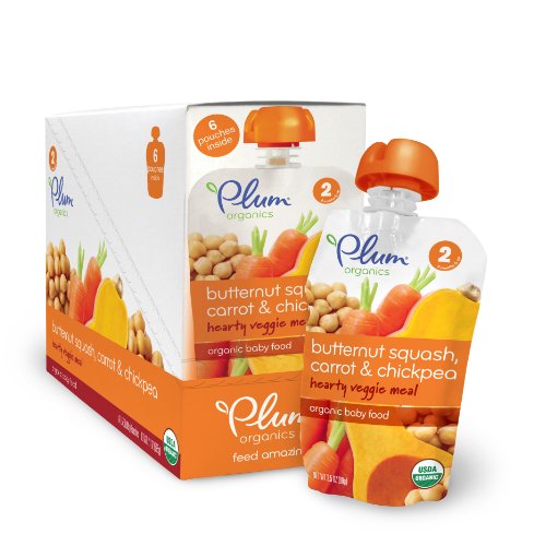 0846675004154 - PLUM ORGANICS SECOND BLENDS HEARTY VEGGIE MEAL, BUTTERNUT SQUASH, CARROT AND CHI