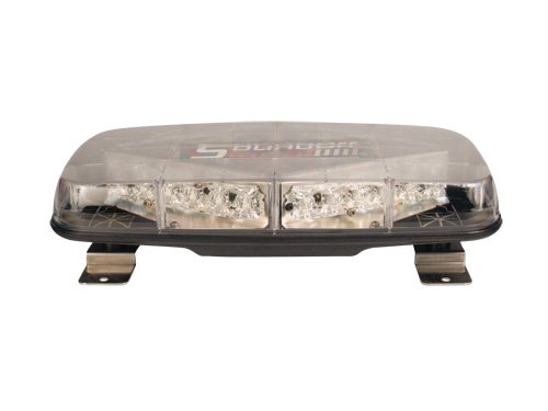 0846770002642 - SOUNDOFF SIGNAL (EPL7PDRC) PINNACLE EPL7000 RED MINI LIGHT BAR WITH STANDARD MOUNT