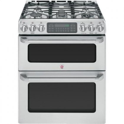 0084691237044 - GE CAFE CGS990SETSS 30 FREESTANDING GAS RANGE WITH 5 SEALED BURNERS, CONVECTION SELF-CLEAN DOUBLE OVEN AND GRIDDLE, IN STAINLESS STEEL