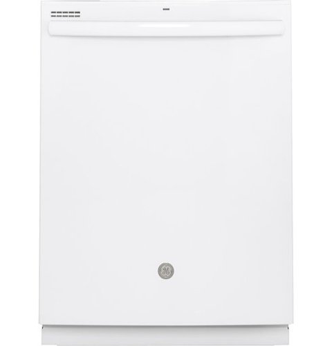 0084691857877 - GE - TOP CONTROL BUILT-IN DISHWASHER WITH PLASTIC TUB, SANITIZE CYCLE, DRY BOOST, 50DBA - WHITE