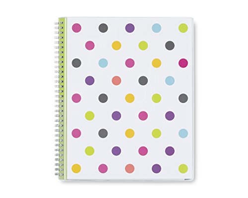 0847037184750 - BLUE SKY TODAY'S TEACHER DOTS CREATE YOUR OWN COVER ACADEMIC YEAR 16/17 WEEKLY/MONTHLY 8.5 X 11 PLANNER