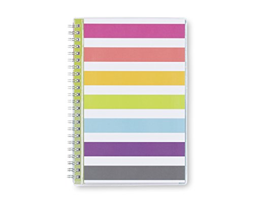 0847037184828 - BLUE SKY TODAY'S TEACHER STRIPES CREATE YOUR OWN COVER ACADEMIC YEAR 16/17 WEEKLY/MONTHLY 5 X 8 PLANNER