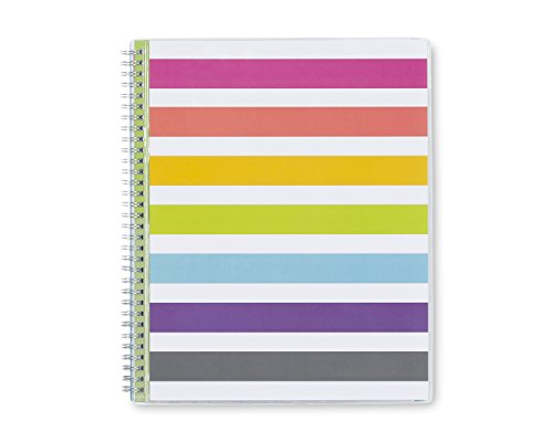 0847037185481 - BLUE SKY TODAY'S TEACHER STRIPES CREATE YOUR OWN COVER ACADEMIC YEAR 16/17 WEEKLY/MONTHLY 8.5 X 11 PLANNER