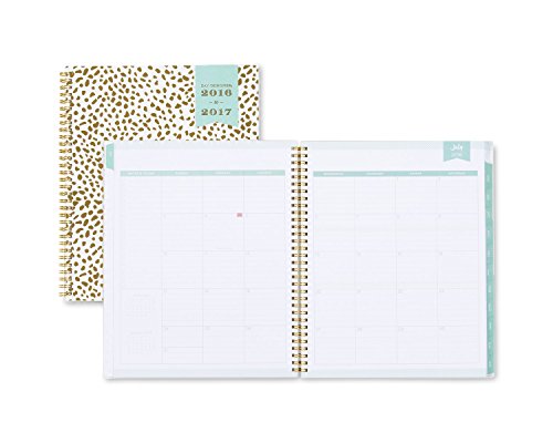 0847037185634 - DAY DESIGNER SPOTTY DOT ACADEMIC YEAR 2016 - 2017 DAILY/MONTHLY 8 X 10 PLANNER