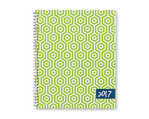 0847037186815 - DABNEY LEE FOR BLUE SKY HEXAGON 8.5 X 11 WEEKLY/MONTHLY PLANNER, 2017