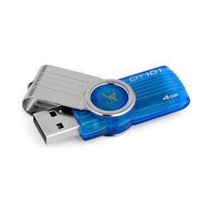 0847073009130 - KINGSTON DATA TRAVELER USB FLASH DRIVE 4 GB 101 G2 HIGH SPEED