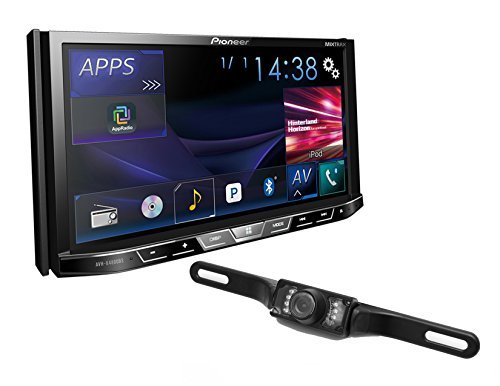 0847169032516 - PACKAGE: PIONEER AVH-X4800BS 7 DVD/CD PLAYER DOUBLE DIN RECEIVER WITH USB, BLUETOOTH, SIRIUSXM READY, SIRI EYES FREE, AND PANDORA +ABSOLUTE BLACK REARVIEW BACKUP LICENSE PLATE BAR CAMERA