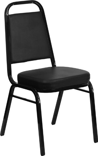 0847254006736 - HERCULES SERIES TRAPEZOIDAL BACK STACKING BANQUET CHAIR WITH 2.5-INCH THICK SEAT
