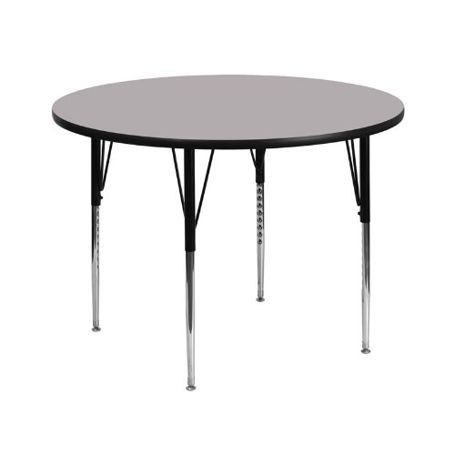0847254024914 - FLASH FURNITURE 42 IN. ROUND ADJUSTABLE HEIGHT ACTIVITY TABLE