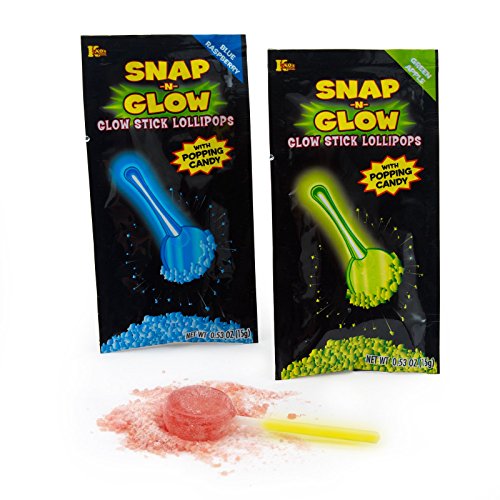 0847356024751 - SNAP 'N GLOW LOLLIPOP WITH POPPING CANDY