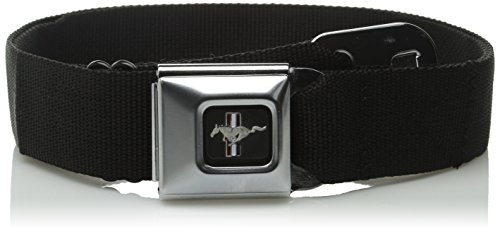 0847591067520 - BUCKLE-DOWN FORD MUSTANG FORD MUSTANG SEAT-BELT STYLE FASHION BELT (SBB-FMW10200)