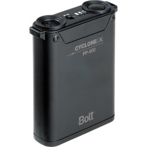 0847628565722 - BOLT CYCLONE X PP-600 COMPACT POWER PACK FOR PORTABLE FLASHES