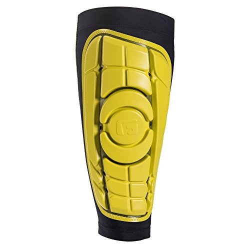 0847631002061 - G-FORM PRO-S SHIN GUARDS, ICONIC YELLOW, SMALL