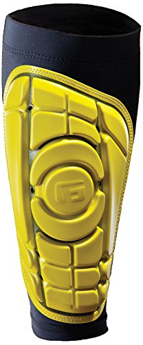 0847631002092 - G-FORM PRO-S SHIN GUARDS, ICONIC YELLOW, X-LARGE
