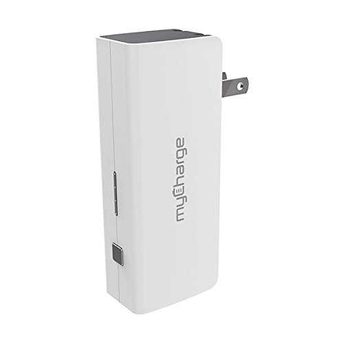 0847843000596 - MYCHARGE - AMP PRONG PORTABLE POWER BANK - WHITE