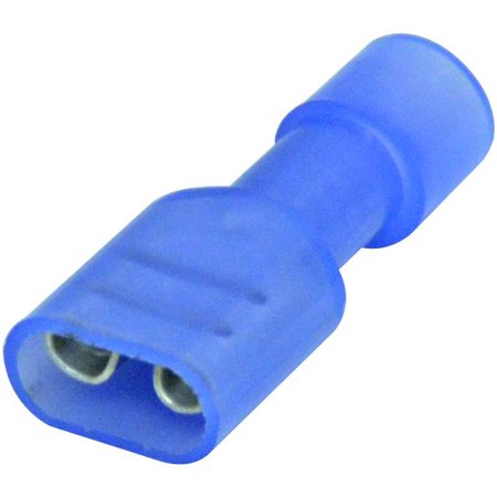 0847861013165 - SEISMIC AUDIO - SAPT209 - 50 PACK OF FULLY INSULATED 16/14 GAUGE FEMALE QUICK DISCONNECT WIRE CONNECTORS - SPADE CONNECTORS