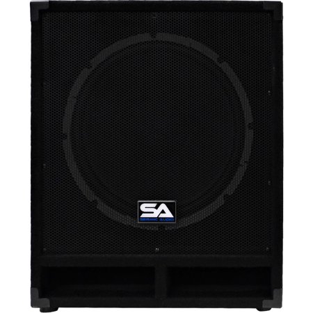 0847861013349 - SEISMIC AUDIO POWERED 15 SUBWOOFER CABINET PA DJ PRO AUDIO BAND SPEAKER - ACTIVE 15 INCH SUB - BABY-TREMOR_PW