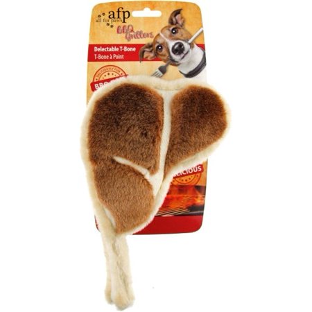 0847922030490 - ALL FOR PAWS PLUSH DELECTABLE T-BONE, LARGE