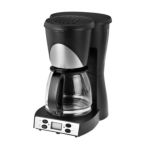 0848052000506 - PROGRAMMABLE 10 CUP COFFEE MAKER BLACK AND STAINLESS STEEL